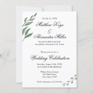 Invitation du mariage Faire-part et réception