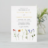 Invitation du Mariage Gay pride floral (Debout devant)