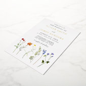 Invitation du Mariage Gay pride floral (Rotation)