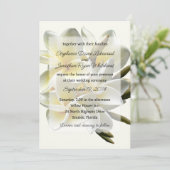 Invitation du Mariage hawaïen Frangipani (Debout devant)