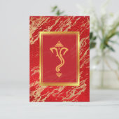 Invitation du mariage indien hindou Ganesha (Debout devant)