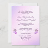Invitation du Mariage Lavender Bells (Devant)