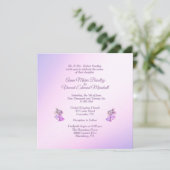 Invitation du Mariage Lavender Bells (Debout devant)