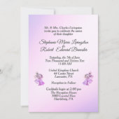Invitation du Mariage Lavender Bells (Devant)