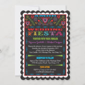 Invitation du Mariage mexicain Fiesta (Devant)