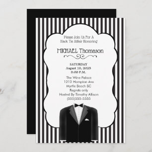 Invitation du mariage Tux Bachelor