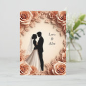 ✨ Invitation du marié et de la mariée pour les inv (Debout devant)