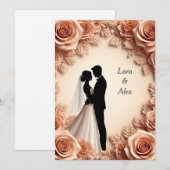 ✨ Invitation du marié et de la mariée pour les inv (Devant / Derrière)