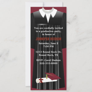 Invitation du Maroon Graduation Party