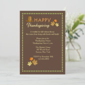Invitation du Marquee de Thanksgiving (Debout devant)