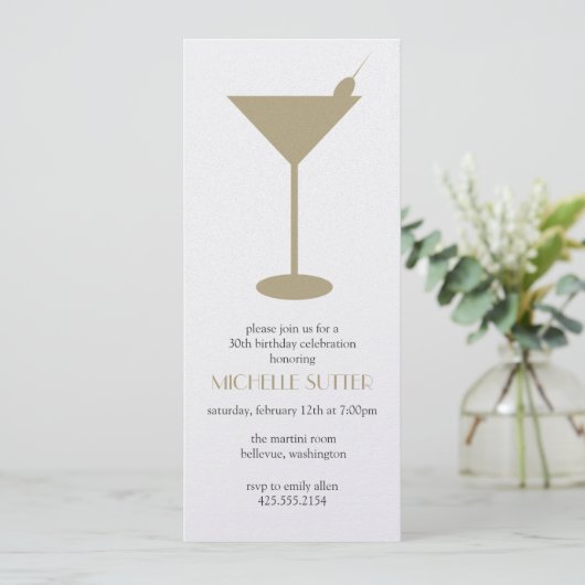 Invitation du Martini Party (Debout devant)