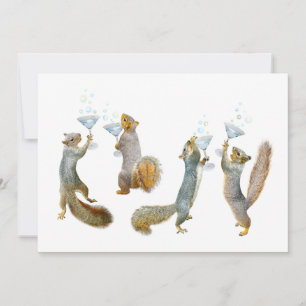 Invitation du Martini Squirrels Party