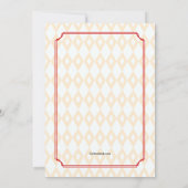 Invitation du masque #10 de carnaval (Dos)