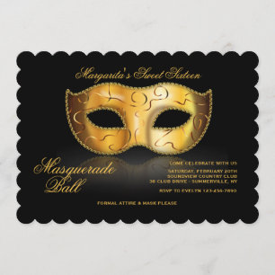 Invitation du masque vénitien