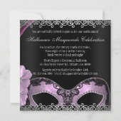 Invitation du Masquerade Party (Dos)