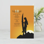 Invitation du matin du surfer (Debout devant)