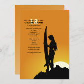 Invitation du matin du surfer (Devant / Derrière)