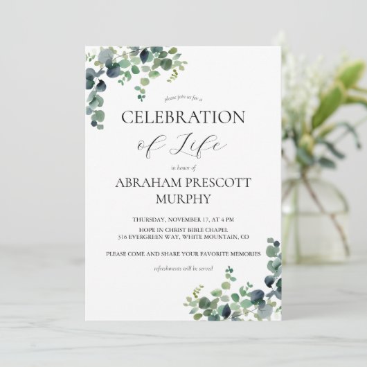 Invitation du Mémorial Eucalyptus (Debout devant)