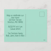 Invitation du ménage ! Carte postale customisée (Dos)