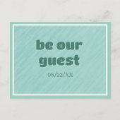 Invitation du ménage ! Carte postale customisée (Devant)