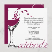 Invitation du Merlot Party (Devant / Derrière)