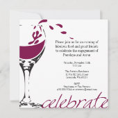 Invitation du Merlot Party (Devant)