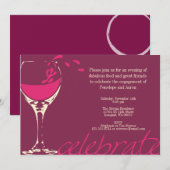 Invitation du Merlot Party (Devant / Derrière)