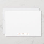 Invitation du Miniature Golf Party (Dos)