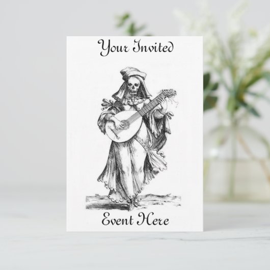 Invitation du Minstrel de Skeleton (Debout devant)