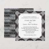 Invitation du Modèle de l'écriture du couple 002 (Devant / Derrière)