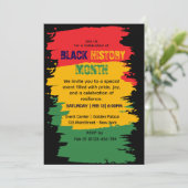 Invitation du Mois de l'histoire des Noirs (Debout devant)