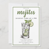 Invitation du Mojito Cocktail Party (Devant)