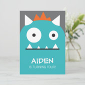 Invitation du Monstre bleu (Debout devant)