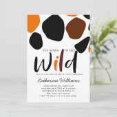 Invitation du Motif animal sauvage (Debout devant)