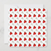 Invitation du Motif de fraise sur mesure (Devant)
