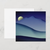 Invitation du Mt Tamalpais et de la Lune (Devant / Derrière)