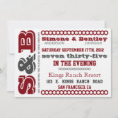 Invitation du n B de S (Devant)