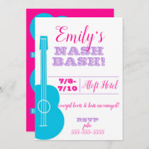 Invitation du Nashville/Austin Bachelorette Party