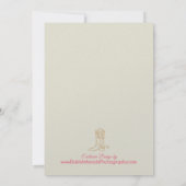 Invitation du Nashville Gold Bachelorette Party (Dos)