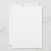 Invitation du Nautical Navy Mariage Engagement Par (Dos)