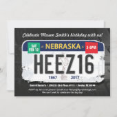 Invitation du Nebraska pour le 16e anniversaire du (Devant)