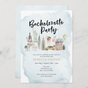 Invitation du New York City Bachelorette Party