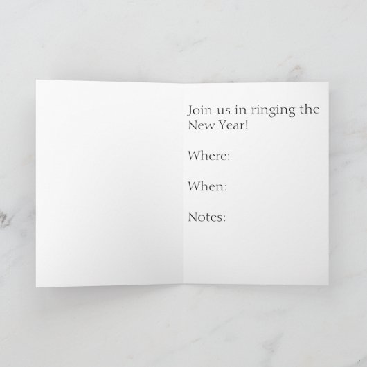 Invitation du Nouvel An (Intérieur)