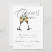 Invitation du Nouvel An (Devant)