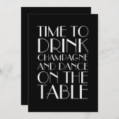 Invitation du Nouvel An 1920 (Devant / Derrière)