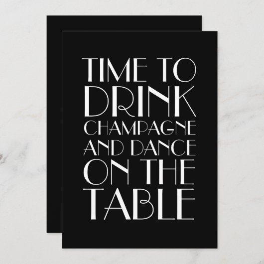 Invitation du Nouvel An 1920 (Devant / Derrière)