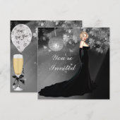 Invitation du Nouvel An 2 (Devant / Derrière)
