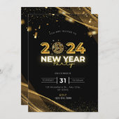 Invitation du Nouvel An 2024 (Devant / Derrière)