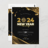 Invitation du Nouvel An 2024 (Devant / Derrière)