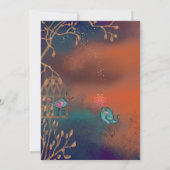 Invitation du Nouvel An Art Déco coloré (Dos)